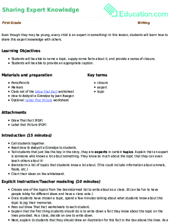 Sharing Expert Knowledge large image