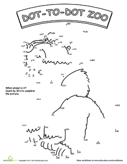 Baboon Dot-to-Dot