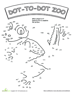 Tree Frog Dot-to-Dot