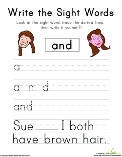 Seeing Sight Words: And