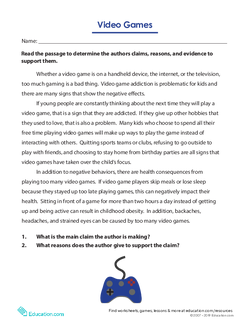 Video Games: Nonfiction Text