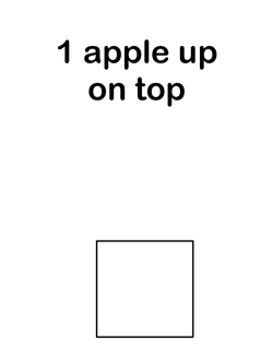 10 Apples Up on Top set