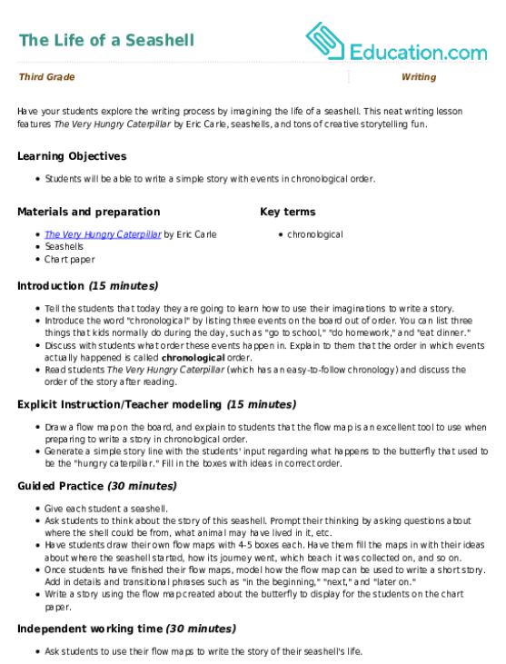 The Life of a Seashell