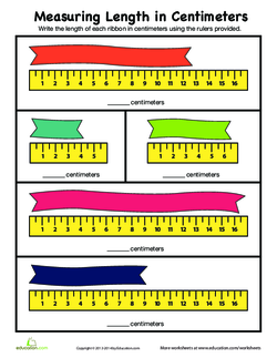 Measuring Length in Centimeters