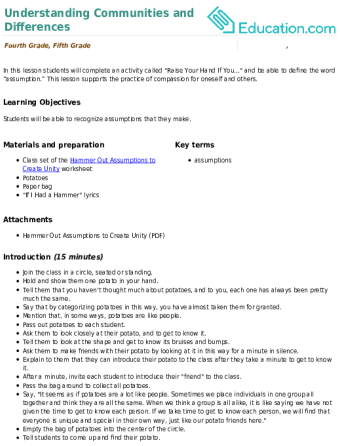 Understanding Communities and Differences large image