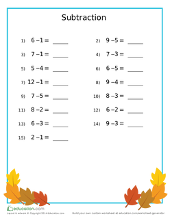 Subtraction