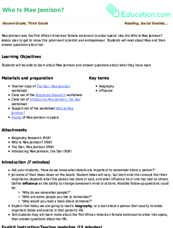 Who Is Mae Jemison? large image