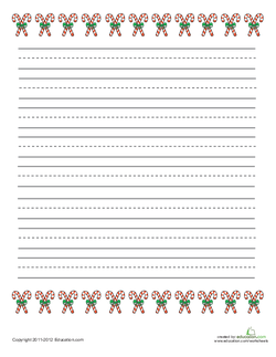 Christmas Stationery Template