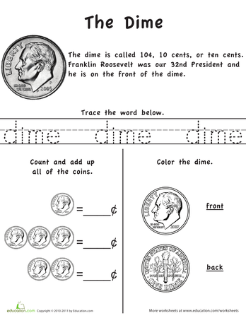 Money Math: All About Coins | Workbook | Education.com
