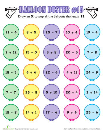 Subtraction: Facts Practice | Workbook | Education.com