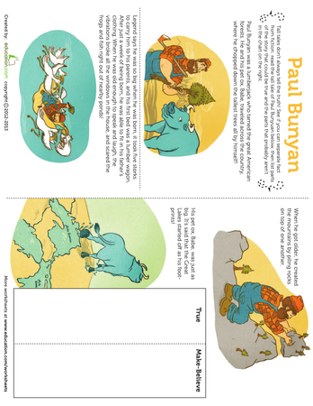 Tall Tales | Workbook | Education.com