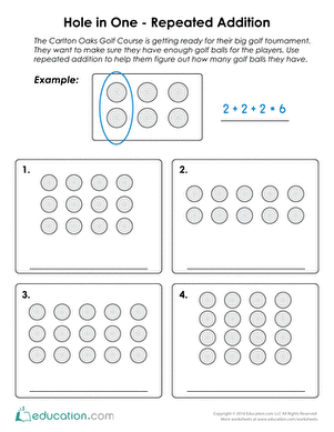 Repeated Addition Golf