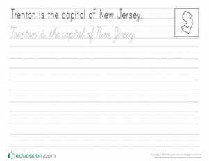 Cursive Capitals: Trenton