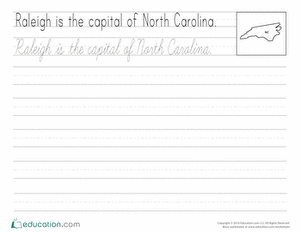 Cursive Capitals: Raleigh