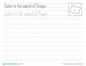 Cursive Capitals: Salem