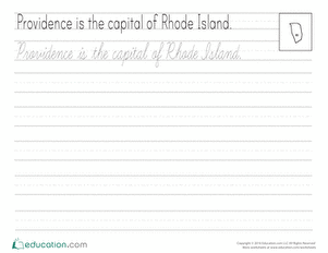 Cursive Capitals: Providence