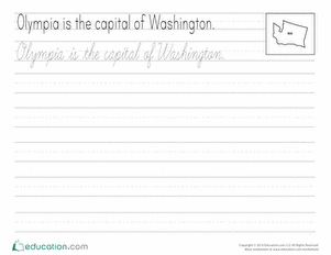 Cursive Capitals: Olympia