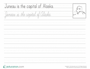 Cursive Capitals: Juneau