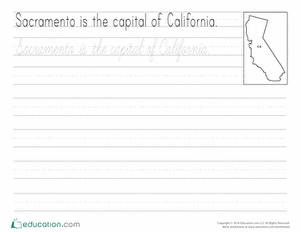 Cursive Capitals: Sacramento