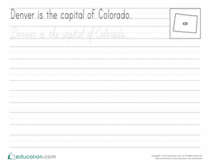 Cursive Capitals: Denver