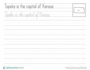 Cursive Capitals: Topeka