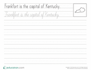 Cursive Capitals: Frankfort