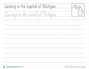 Cursive Capitals: Lansing