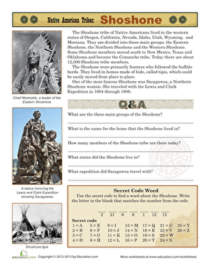 Native American Tribes: Shoshone