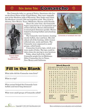 Native American Tribes: Comanche