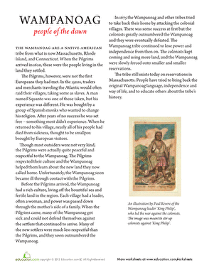 The Wampanoag