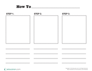Horizontal Writing Template With Prompts