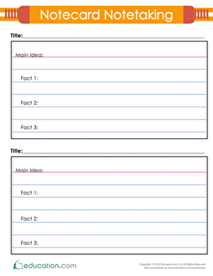 Notecard Notetaking
