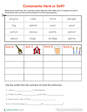 Consonants: Hard or Soft?