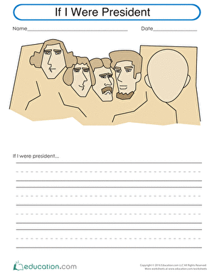 Writing Practice: If I Were President
