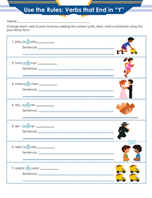 Use the Rules: Verbs that End in "Y"