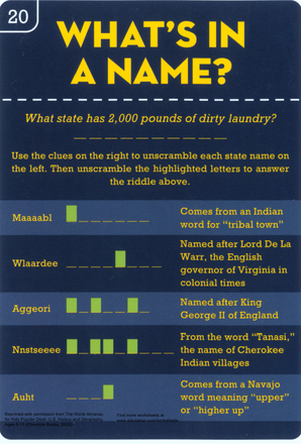 What's in a Name: Learn U.S. History