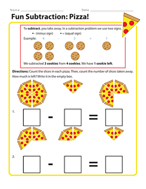 Fun Subtraction: Pizza!