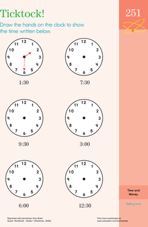 Tick Tock: Learning to Tell the Time