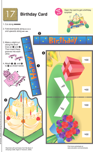 A Cut-Out Birthday Card Surprise!