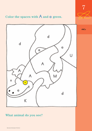 An Angry Alligator: Learning the Letter A