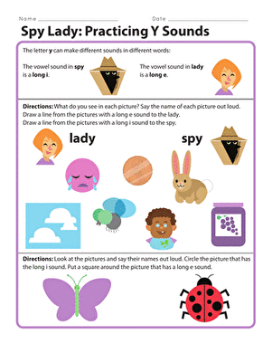 Spy Lady: Practicing Y Sounds