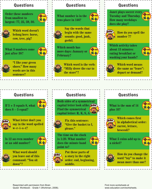 Quizzy Question Cards