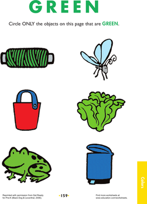 The Color Green: Learning About Color