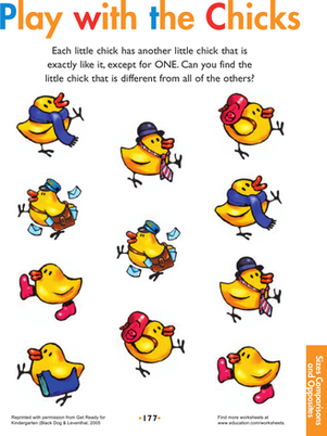 Play With the Chicks: Practice Matching Skills