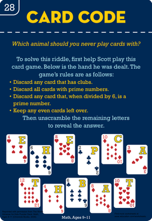 Prime Number Card Code 