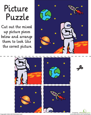 Outer Space Picture Puzzle