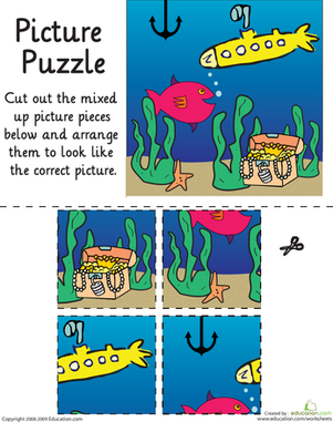 Picture Puzzle: Under the Sea