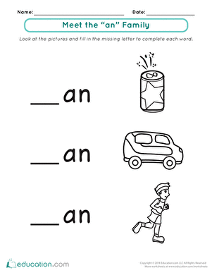 Word Families: More with the
