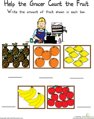 Counting Numbers: 5-10