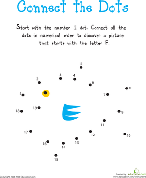 Simple Dot to Dot: F is for...